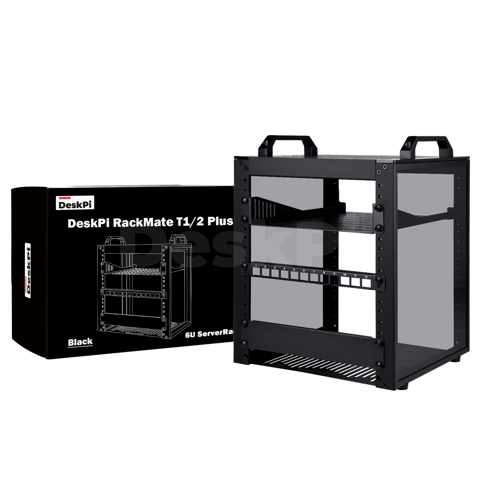 Deskpi Super6C - Armoire de serveur RackMate T1/2 Plus