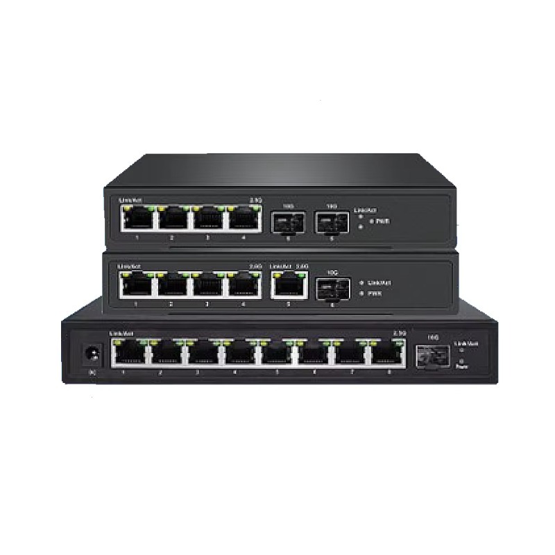 Sfp+ 10G Managed Switch 8 Port - Switch PoE+ géré multi-Gigabit 5 ports