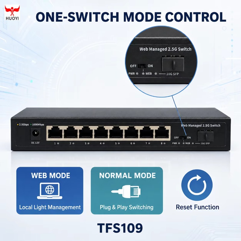 Commutateur géré 8 ports 2,5 G - Sfp+ 10G Managed Switch 8 Port avis et prix